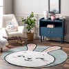 Nuloom Vera Bunny Pet Friendly Machine Washable Kids Area Rug, 6', Grey - 2 of 4