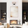 LNC Echonalyri  Polished Gold and Matte Black Modern/Contemporary  Wall Lights,Smoked Textured Glass Shade,1 Light/2 Light/3 Light/4 Light - 4 of 4