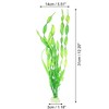 Unique Bargains Plastic Fish Tank Aquarium Decorations Artificial Water Plants Grass Green 12.2" 5 Pcs - image 4 of 4