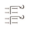 Kenney Iverson 5/8" Standard Decorative Window Curtain Rod - 3 of 3