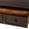 APRILSOUL58.00"Console Table Sofa Table Easy Assembly with Two Storage Drawers and Bottom Shelf - 3 of 4