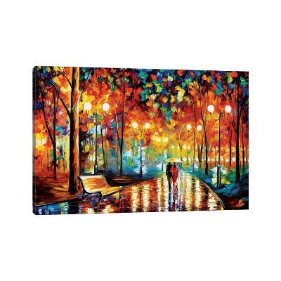 Rain's Rustle Ii By Leonid Afremov Unframed Wall Canvas - Icanvas : Target