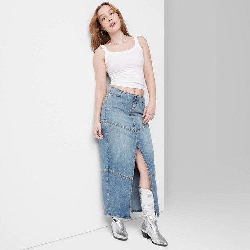 Target denim 2024 skirt womens