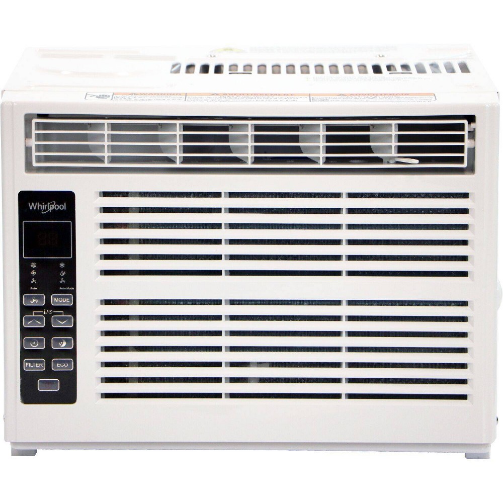 Photos - Air Conditioner Whirlpool 6000 BTU 115V Window Mounted  and Dehumidifier: 3 Speeds, 8-Way Air Control, 200-500 sq. ft. 