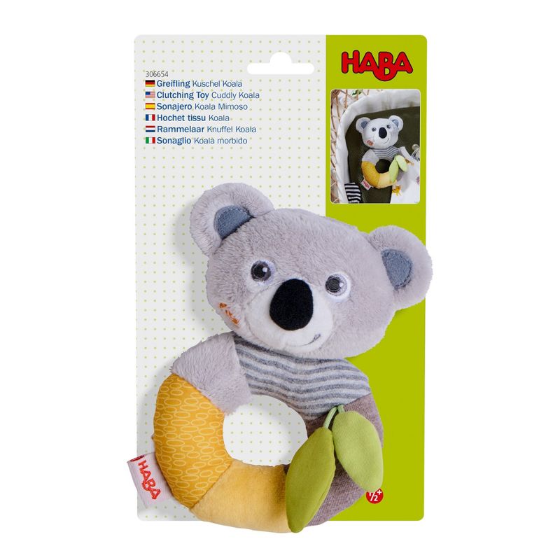 HABA Koala Soft Baby Rattle, 5 of 6