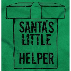 Christmas Santa Claus Little Helper Graphic T Shirt Men or Women Brisco Brands - 1 of 4