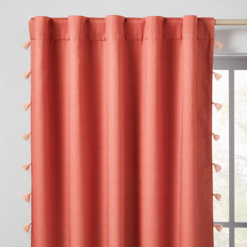 Blackout Tassel Kids' Curtain Panel - Pillowfort™, 3 of 12
