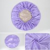 Anna-Kaci Silk Sleep Bonnet Adjustable Elastic Band Smooth Hair Protection Cap for Curly and Natural Hair - 4 of 4