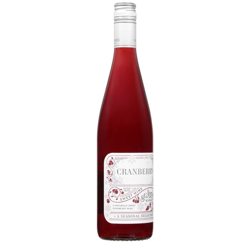 St. James Winery Cranberry - 750ml Bottle, 3 of 9