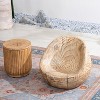 Moda Furnishings 3 - Piece Terrafab Patio Outdoor Conversation Set With Ice Bucket - 3 of 4