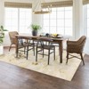 Coolmee Washable Area Rugs for Living Room, Abstract Geometric Print Rug Non-Slip Stain Resistant Low Pile Floor Carpet for Bedroom - 2 of 4