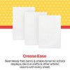 School Smart Folding Bristol Board, 12 x 18 Inches, White, Pack of 100 - 4 of 4