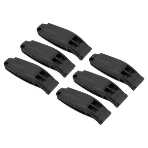 Unique Bargains Plastic Kayaking Hiking Survival Signal Marine Whistles 6 Pcs - 1 of 4