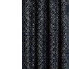 Kate Aurora 2 Piece Contemporary Chic Metallic Abstract Circles Light Filtering Grommet Top Curtains - 4 of 4
