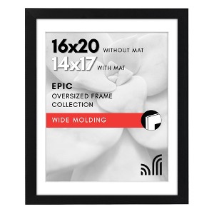 Americanflat Picture Frame with shatter-resistant glass - Available in a variety of sizes and styles - 1 of 4