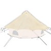 WHITE DUCK Flysheet with Built-In Stove Jack, Waterproof PE Tent Cover for Weather Protection, Compatible with Canvas Tents - 4 of 4