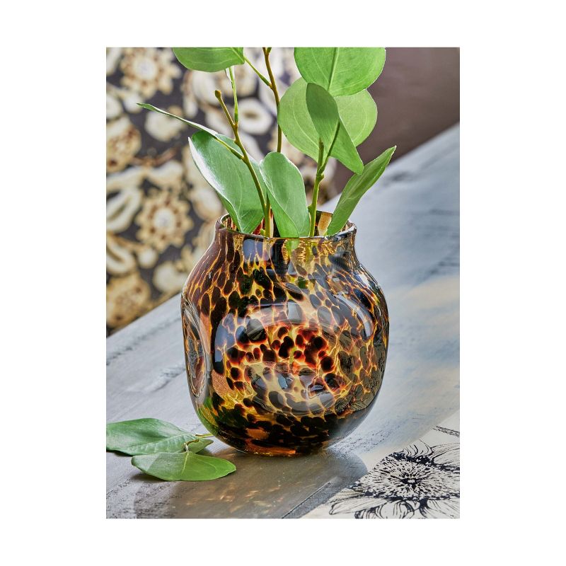 tagltd Tortoise Art Glass Vase, 2 of 3