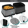 PetAmi Collapsible Dog Bowls 2 Pack, Food and Water Travel Set, Portable Pet Dish No Spill, Foldable Lightweight BPA Free Leakproof - 3 of 4