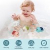 3-Pack Wind-Up Turtle Bath Toys, Swimming Pool Play Set for Toddlers Ages 1-4 - 2 of 4