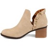 Journee Collection Women's Lennie Slip On Stacked Heel Booties - 2 of 4