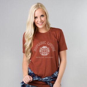 Nomadic Living Van - Womens Short Sleeve Tee - 1 of 3
