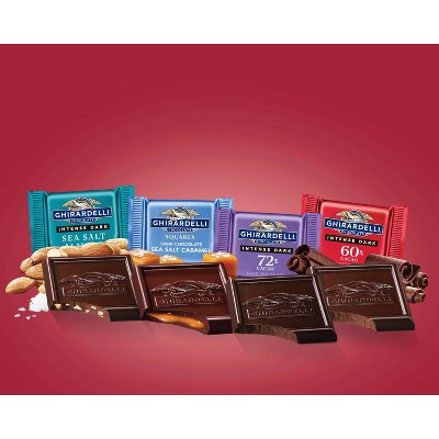 Ghirardelli Premium Dark Assortment Chocolate Candy  Squares - 14.86oz