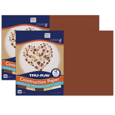 Tru-Ray® Assorted Colors Sulphite Paper, 9 x 12 - 50 Sheets Multi Color