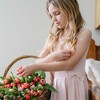 Hope & Henry Heirloom Girls'  Sleeveless Pleated Sweater Dress with Bow, Toddler - 4 of 4