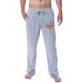 Disney Mens' Cars Movie Lightning Mcqueen Speed Hero Sleep Pajama Pants  (medium) Grey : Target
