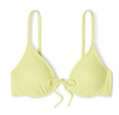 Women's Multiway Bikini Top - Wild Fable™ Lemon Yellow S : Target