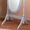 PAGED Oval Full Length Mirror, Leaning Floor Full Body Mirror with Wood Frame,Suitable for Bedroom,Living Room,Cloakroom - 4 of 4