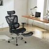 Office Chair with Footrest Support, High Back Ergonomic Chair, High Back Seat, Home, Office, Study, Gaming - 4 of 4