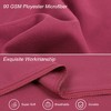 PiccoCasa 90 GSM Solid Soft Envelope closure Microfiber Body Pillowcase - 3 of 4