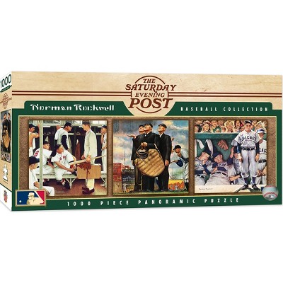 MasterPieces Norman Rockwell - Baseball 1000pc Panoramic Puzzle