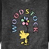 Men's - Peanuts - Woodstock Rainbow Flower Graphic Fleece Sweatshirt - 2 of 4
