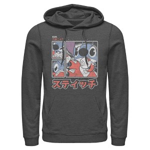 Men's Lilo & Stitch Comic Book Panels Pull Over Hoodie - 1 of 4