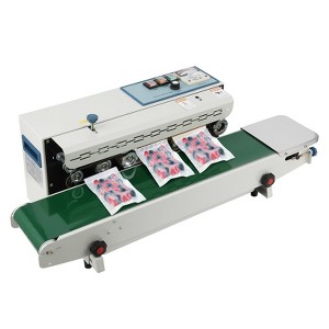 Continuous Band Sealer Machine 110V, Automatic Horizontal Bag Sealer for Plastic & Foil - 1 of 4