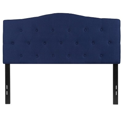 Emma and Oliver Arched Button Tufted Upholstered Headboard