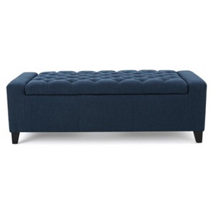 OUTSUPPLY Tufted Storage Ottoman, Hidden Storage, Multi-Use Footrest & Seat, Easy Assembly, Stylish Home Decor - 1 of 4