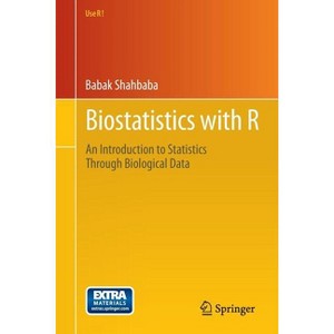 Biostatistics with R - (Use R!) by  Babak Shahbaba (Paperback) - 1 of 1