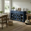 Dexmalle 55'' Sliding Barn Door Sideboard Buffet Cabinet with Adjustable Shelves - 4 of 4