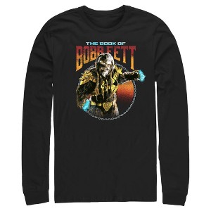 Men's Star Wars: The Book of Boba Fett Black Krrsantan Long Sleeve Shirt - 1 of 4