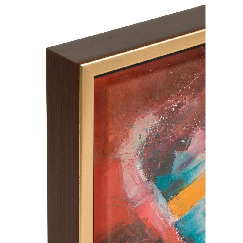 Creative Mark Illusions Floater Frame for 3/4 Inch Depth Stretched Canvas - Walnut & Gold, 3 of 7
