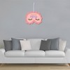 Big Dot of Happiness Pajama Slumber Party - Hanging Porch Girls Sleepover Birthday Party Outdoor Decorations - Front Door Decor - 1 Piece Sign - image 3 of 4
