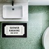 Stupell Industries Shower Karaoke Pink Printed Plush Bathroom Floor Mat, design by Lettered and Lined - 3 of 4