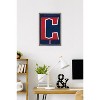 Trends International MLB Cleveland Guardians - Logo 25 Framed Wall Poster Prints - 2 of 4