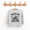 Rad Kid Era Causing Chaos - Toddler Long Sleeve Graphic Tee and Youth Long Sleeve Graphic T-Shirt - 2 of 3