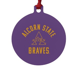 Alcorn Braves Aluminum Holiday Christmas Tree Ornament - 1 of 4