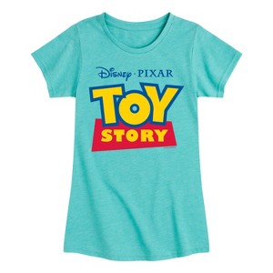 Girls' - Toy Story - Logo Fitted Short Sleeve Graphic T-Shirt - 1 of 4