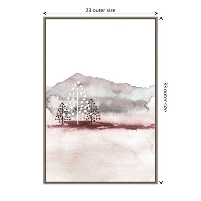 Holiday Time 2 Christmas Trees Canvas Wall Art Print